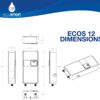 EcoSmart ECOS 12, Tankless Electric Water Heater, 12 kW, 240 Volt, Up to 2.9 GPM, 50 AMPS, Saves Space, Endless Hot Water