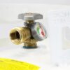 Flame King YSN330 30LB Empty LP Cylinder, OPD Valve Built-in Gauge Steel Empty Propane tank