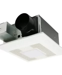 Panasonic FV-0511VFL1 WhisperFit 0.25-Sones 110-CFM White Lighted Bathroom fan (ENERGY STAR Certified)