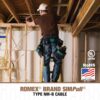 Southwire 28828228 100-Feet 12 / 2 / Romex SIMpull Solid Indoor CU NM-B W/G Individual pack ( By-the-roll )
