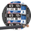 Southwire 28893602 125-Feet 8 / 2 / Romex SIMpull Stranded Indoor CU NM-B W/G Individual pack ( By-the-roll )