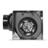 Utilitech 7105-08-L 1.1-Sones 80-CFM Brushed nickel, matte black, or matte gold options included Decorative Lighted Bathroom ventilator fan (ENERGY STAR Certified) Utilitech 7105-08-L 1.1-Sones 80-CFM Brushed nickel, matte black, or matte gold options included Decorative Lighted Bathroom ventilator fan (ENERGY STAR Certified)