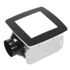 Utilitech 7105-08-L 1.1-Sones 80-CFM Brushed nickel, matte black, or matte gold options included Decorative Lighted Bathroom ventilator fan (ENERGY STAR Certified) Utilitech 7105-08-L 1.1-Sones 80-CFM Brushed nickel, matte black, or matte gold options included Decorative Lighted Bathroom ventilator fan (ENERGY STAR Certified)