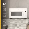 Whirlpool WMH31017HW 2-Speed Fan 1.7-cu ft 29.94-in Over-the-Range Microwave ( White )