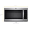 Whirlpool WMH31017HZ 1.7-cu ft 29.94-in Over-the-Range Microwave ( Fingerprint Resistant Stainless Steel )