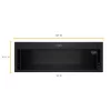 Whirlpool WML55011HB 1.1-cu ft Low Profile 29.88-in Over-the-Range Microwave ( Black )