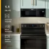 Whirlpool WML55011HB 1.1-cu ft Low Profile 29.88-in Over-the-Range Microwave ( Black )