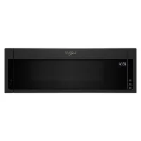 Whirlpool WML55011HB 1.1-cu ft Low Profile 29.88-in Over-the-Range Microwave ( Black )