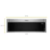 Whirlpool WML55011HS 1.1-cu ft Low Profile 30-in Over-the-Range Microwave ( Stainless steel )