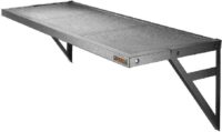 Gladiator GAWA45SFTG GearLoft Shelf for GearTrack/GearWall 16.0-in Hammered Granite Steel Multipurpose Shelf