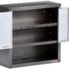 Gladiator GAWG28KDYG Ready-to-Assemble 3/4 Door Wall GearBox 28-in W x 28-in H x 12-in D Wall-mounted Steel Garage Cabinet in Gray Gladiator GAWG28KDYG Ready-to-Assemble 3/4 Door Wall GearBox 28-in W x 28-in H x 12-in D Wall-mounted Steel Garage Cabinet in Gray