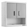 Gladiator GAWG28KVEW 28-in W x 28-in H x 12-in D Wall-mounted Steel Garage Cabinet in White Gladiator GAWG28KVEW 28-in W x 28-in H x 12-in D Wall-mounted Steel Garage Cabinet in White