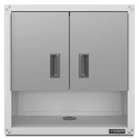 Gladiator GAWG28KVEW 28-in W x 28-in H x 12-in D Wall-mounted Steel Garage Cabinet in White