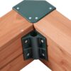 Gorilla Playsets 02-3017 45.5-Inches x 45.5-Inches Brown Square Wood Sandbox Gorilla Playsets 02-3017 45.5-Inches x 45.5-Inches Brown Square Wood Sandbox
