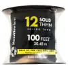 Southwire 11588184 100-ft 12 -AWG White Solid Copper THHN wire ( By-the-roll )