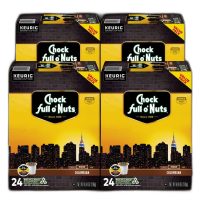 Chock full o’Nuts Keurig K-Cup Pods - Colombian - Medium Roast - Premium Arabica, 24 count, Pack of 4