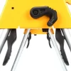 DEWALT 15 Amp Corded 12 in. Double Bevel Sliding Compound Miter Saw, Blade Wrench, Material Clamp and Heavy-Duty Work Stand