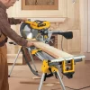 DEWALT 15 Amp Corded 12 in. Double Bevel Sliding Compound Miter Saw, Blade Wrench, Material Clamp and Heavy-Duty Work Stand