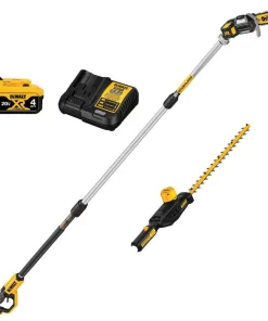 DEWALT DCKO86M1 20V MAX Cordless Lithium-Ion Pole Saw and Pole Hedge Trimmer Combo Kit with (1) 4.0 Ah Battery and Charger