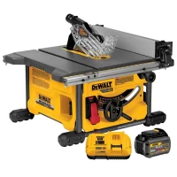 DEWALT DCS7485T1 FLEXVOLT 60V MAX Cordless Brushless 8-1/4 in. Table Saw Kit with (1) FLEXVOLT 6.0Ah Battery