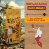 Mayorga Dark Roast Coffee 5lb bag Cubano Roast Coffee 100% Arabica Café Whole Coffee Beans - Smoothest Organic Coffee