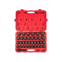 TEKTON SID93418 3/4 in. Drive 6-Point Impact Socket Set with Case, 36-Piece (13-50 mm)