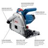Bosch GKT13-225L 6-1/2 in. 13 Amp Corded Track Saw with Plunge Action and L-Boxx Carrying Case