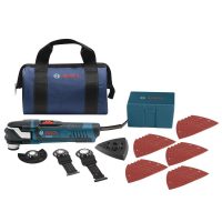 Bosch GOP40-30B 4 Amp Corded StarlockPlus Oscillating Multi-Tool Kit (32-Piece)