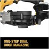 DEWALT 20V MAX 15-Degree Cordless Roofing Nailer (Tool Only) w/1-1/4 in. x 0.120-GA Galvanized Coil Roofing Nails (7,200 Pack) DEWALT 20V MAX 15-Degree Cordless Roofing Nailer (Tool Only) w/1-1/4 in. x 0.120-GA Galvanized Coil Roofing Nails (7,200 Pack)