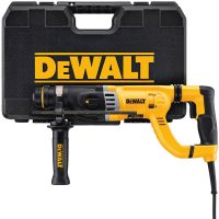 DEWALT D25263K 8.5 Amp 1-1/8 in. Corded SDS-PLUS D-Handle Concrete/Masonry Rotary Hammer Drill Kit