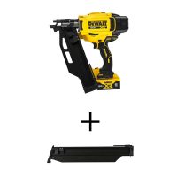 DEWALT DCN920P1WDZN920 20V Lithium-Ion 21° Cordless Framing Nailer Kit and Extended Magazine with 5.0 Ah Battery and Charger