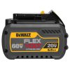 DEWALT DCS577X1W606 FLEXVOLT 60V MAX Cordless Brushless 7-1/4 in. Wormdrive Style Circular Saw and (2) FLEXVOLT 6.0Ah Batteries