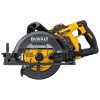 DEWALT DCS577X1W606 FLEXVOLT 60V MAX Cordless Brushless 7-1/4 in. Wormdrive Style Circular Saw and (2) FLEXVOLT 6.0Ah Batteries
