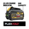 DEWALT DCS577X1W606 FLEXVOLT 60V MAX Cordless Brushless 7-1/4 in. Wormdrive Style Circular Saw and (2) FLEXVOLT 6.0Ah Batteries