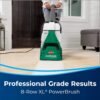 BISSELL Big Green Professional Carpet Cleaner with XL DirtLifter PowerBrush, 9-inch Long Reach Hose, 6-inch Tough Stain Tool, Includes BISSELL PRO MAX Formula with Stain Protect Technology
