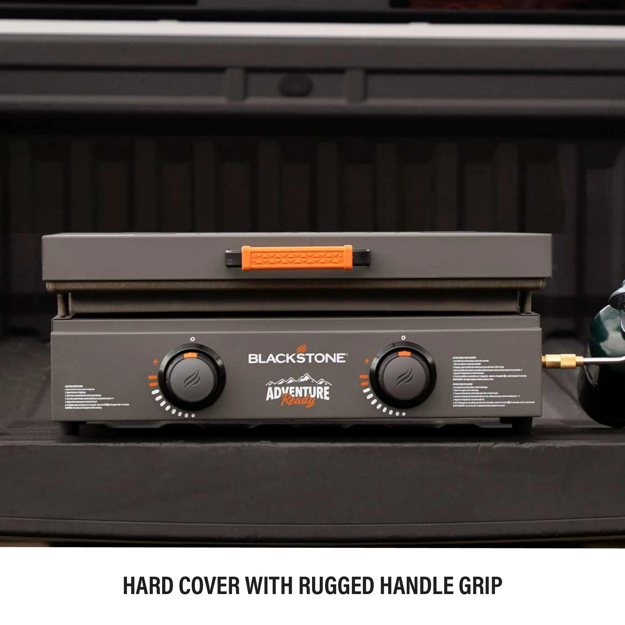 Blackstone Adventure Ready 2-Burner 22 Propane Griddle with Hard Cover in Smokey Mountain4 Blackstone Adventure Ready 2-Burner 22" Propane Griddle with Hard Cover in Smokey Mountain, Grey