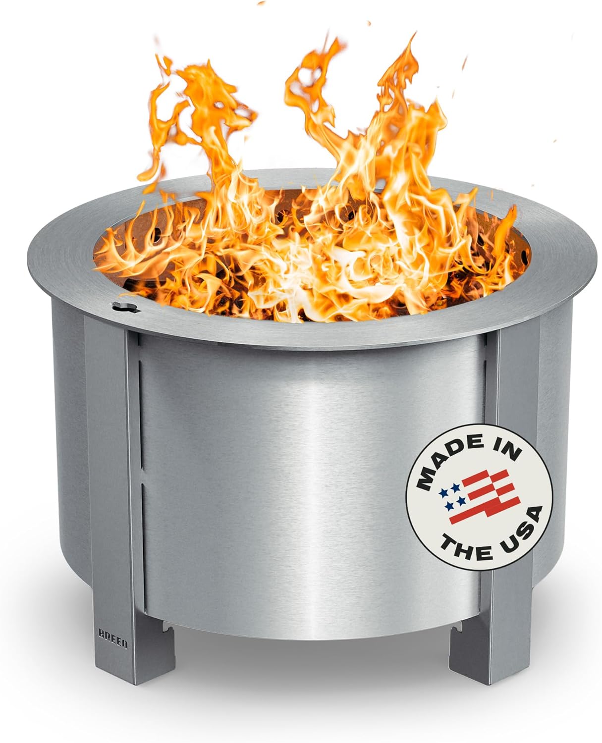 Breeo Smokeless Fire Pit (X Series 19, Stainless Steel) 22.1 inch Smokeless Firepit for Outside 47 Pounds Ideal for Families Compatible with Wide Range of Breeo Accessories Breeo Smokeless Fire Pit (X Series 19, Stainless Steel) | 22.1 inch Smokeless Firepit for Outside | 47 Pounds | Ideal for Families Compatible with Wide Range of Breeo Accessories