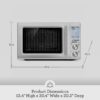 Breville BMO870BSS Combi Wave 3-in-1 Microwave, Air Fryer and Convection Oven, Brushed Stainless Steel