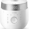 CUCKOO CRP-LHTR1009FW 10-Cup (Uncooked) / 20-Cup (Cooked) Induction Heating Twin Pressure Rice Cooker with Nonstick Inner Pot, 16 Menu Modes, 3 Voice Guide, Auto Clean (White)