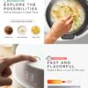 CUCKOO CRP-LHTR1009FW 10-Cup (Uncooked) / 20-Cup (Cooked) Induction Heating Twin Pressure Rice Cooker with Nonstick Inner Pot, 16 Menu Modes, 3 Voice Guide, Auto Clean (White)