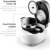 CUCKOO CRP-MHTR0309F 3-Cup (Uncooked) / 6-Cup (Cooked) Induction Heating Twin Pressure Rice Cooker & Warmer with Nonstick Inner Pot, 15 Menu Modes, 3 Voice Guide, Auto Clean (White)