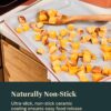 Caraway Non-Stick Ceramic Baking Sheet Duo - Naturally Slick Ceramic Coating - Non-Toxic, PTFE & PFOA Free - 18 x 13" Large & 15 x 10" Medium - Sage