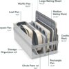 Caraway Nonstick Ceramic Bakeware Set (11 Pieces) - Baking Sheets, Assorted Baking Pans, Cooling Rack, & Storage - Aluminized Steel Body - Non Toxic, PTFE & PFOA Free - Cream
