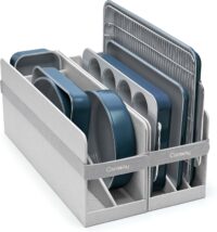 Caraway Nonstick Ceramic Bakeware Set (11 Pieces) - Baking Sheets, Assorted Baking Pans, Cooling Rack, & Storage - Aluminized Steel Body - Non Toxic, PTFE & PFOA Free - Navy