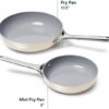 Caraway Nonstick Ceramic Frying Pan (2.7 qt, 10.5") - Non Toxic, PTFE & PFOA Free - Oven Safe & Compatible with All Stovetops (Gas, Electric & Induction) - Cream Caraway Nonstick Ceramic Frying Pan (2.7 qt, 10.5") - Non Toxic, PTFE & PFOA Free - Oven Safe & Compatible with All Stovetops (Gas, Electric & Induction) - Cream