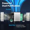 Coway Airmega 300S App-Enabled Smart Air Purifier (Covers 1,256 sq. ft.), True HEPA Air Purifier with Smart Technology, Compatible with Amazon Alexa