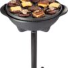 Cuisinart Indoor/Outdoor Electric Grill, 2-in-1 Portable BBQ with Nonstick Cooking Surface, Electric Grill Outdoor with Adjustable Heat, Stand/Tabletop Options for Cookouts, Barbecues, Small Spaces