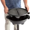 Cuisinart Indoor/Outdoor Electric Grill, 2-in-1 Portable BBQ with Nonstick Cooking Surface, Electric Grill Outdoor with Adjustable Heat, Stand/Tabletop Options for Cookouts, Barbecues, Small Spaces
