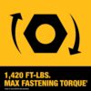 DEWALT 20V MAX XR 3/4 Inch Cordless Impact Wrench with Hog Ring Anvil, Bare Tool Only (DCF964B)