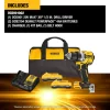 DEWALT DCD801QQ2 20V XR Lithium-Ion Cordless Brushless 1/2 in. Drill/Driver Kit with (2) 4.0 Ah Batteries and Charger